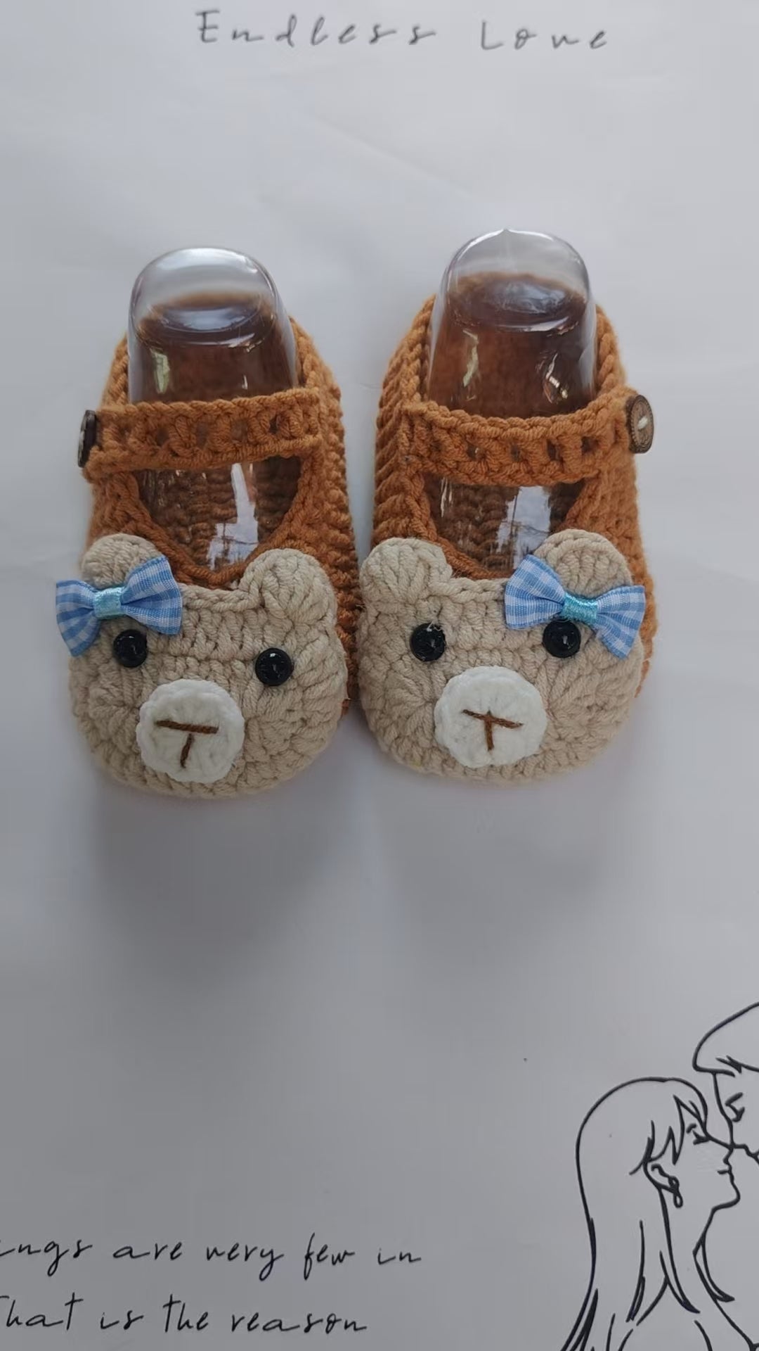 Pantofole per bambini fatte a mano