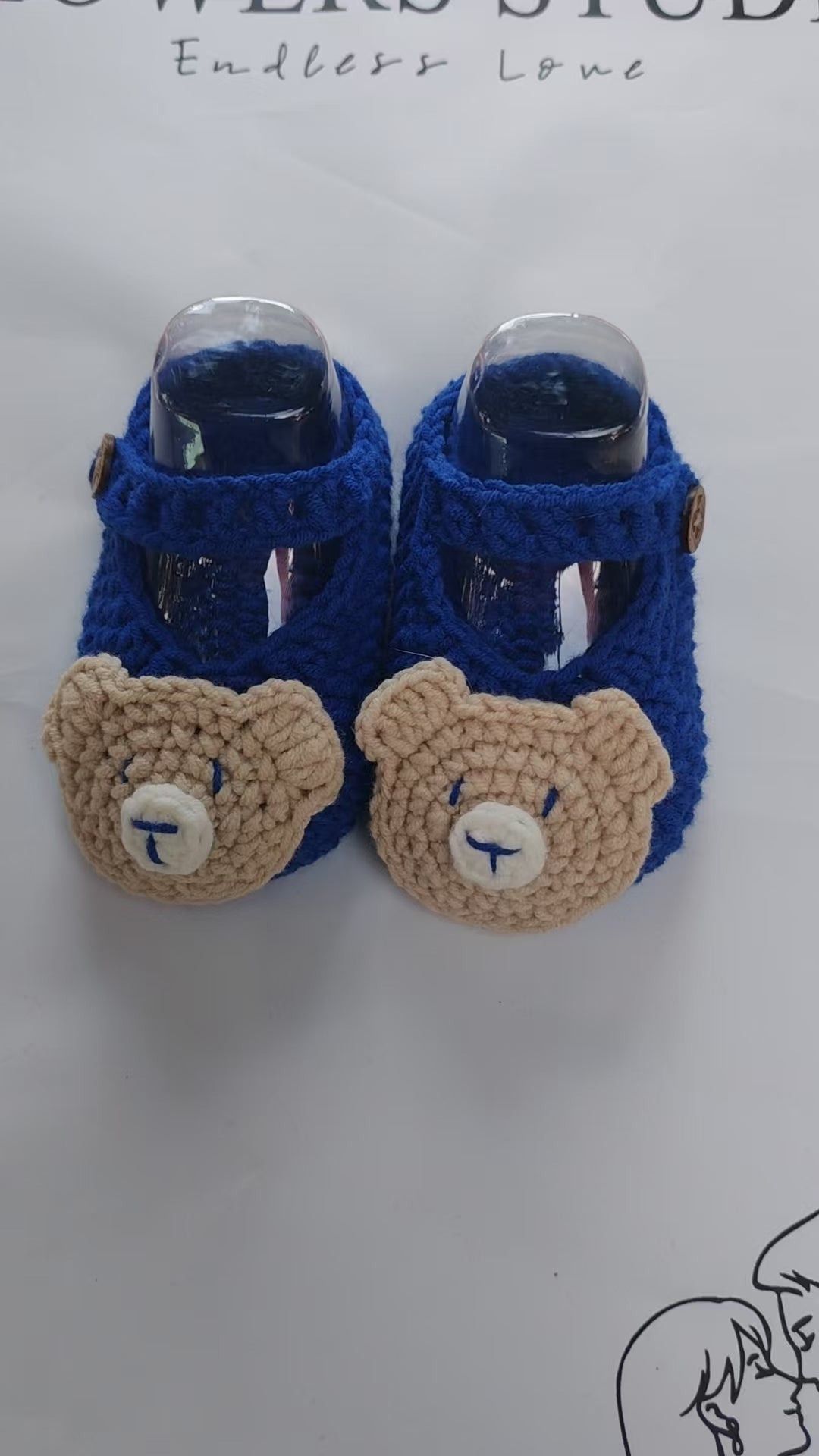 Pantofole per bambini fatte a mano